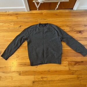 Banana Republic Medium Gray Flipucci Crew Neck Sweater